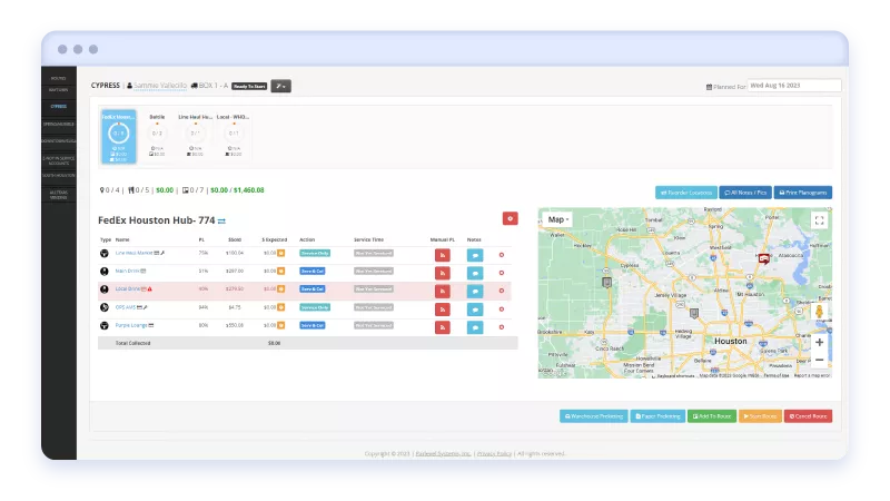 Image cluster web page example